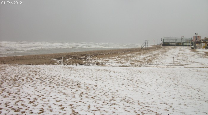 Mare Adriatico neve 2012